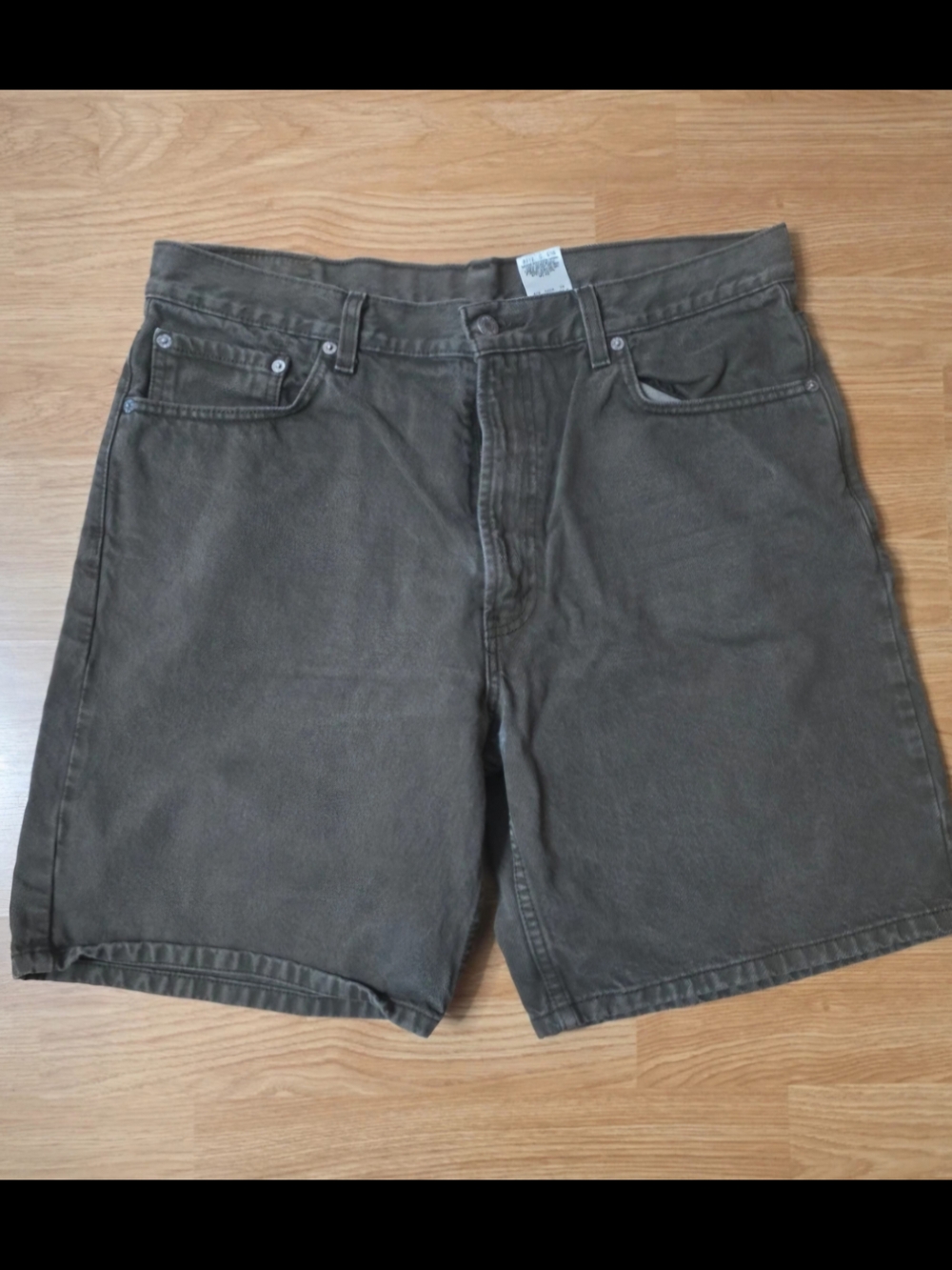 Levi's Olive Green Red Tag Vintage Men's Jean Shorts 36W